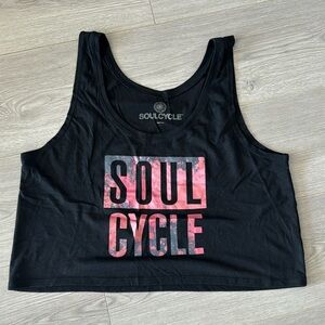 Soul cycle work out crop tank medium